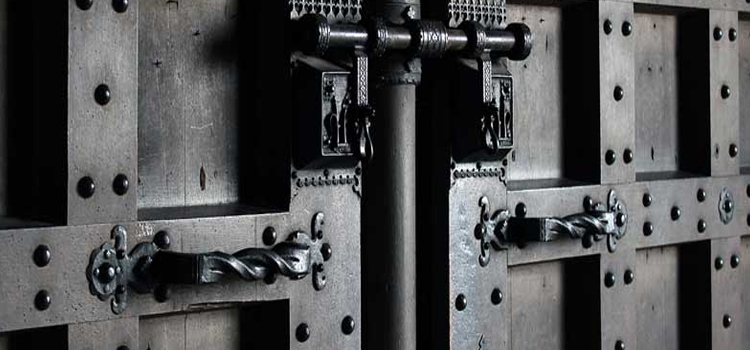 steel entry door repair in Woodside